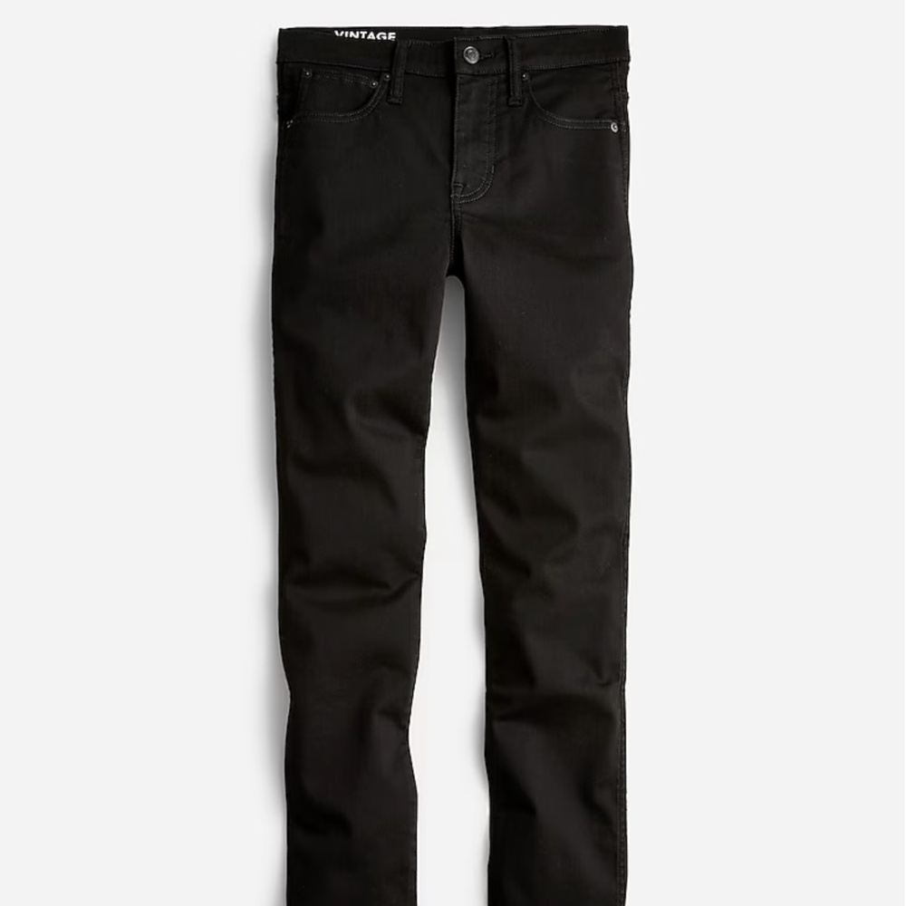 J. Crew 9" Vintage Slim Straight jeans, sz 30, Stay Black, LIKE NEW, SOLD OUT